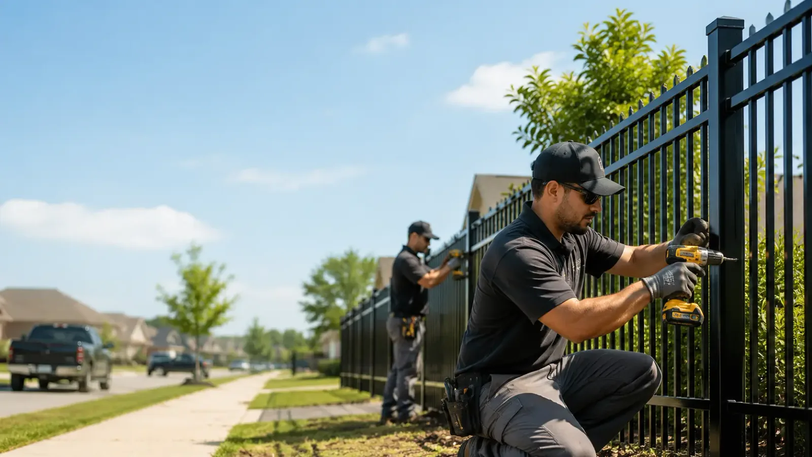 Metal Fence Installation in Naples, TX